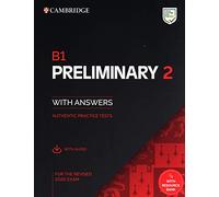 B1 Preliminary 2 Student's Book with Answers with Audio with Resource Bank: Authentic Practice Tests