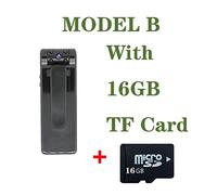 B19 HD 1080P Mini caméra Portable enregistreur vidéo numérique caméra de Corps caméra Night Vision Enregistreur Miniature DVR Caméscope Enregistreur vidéo(B-with 16GB TF Card)