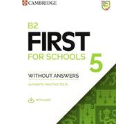 B2 First for Schools 5 Livre de l'élève sans les réponses avec audio