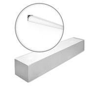 B2 NOMASTYL Moulure de plafond - 10 pièces (20 m) - 35 x 35 x 2000 mm - NOËL & MARQUET - une marque de NMC - Polystyrène