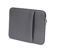 B2015 Laptop Sleeve Soft Zipper Pouch 15.6'' Laptop Bag Replacement for MacBook Ultrabook Laptop Grey Maiju