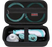 B21/B1 Label Maker Portable Suitcase Mini Wireless Bluetooth Label Printer Travel Bag,Small Door-Storage Pocket Label,Mesh Pocket for Label Paper,Black