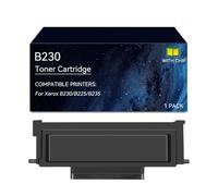 B230 Cartouches de Toner Compatible pour Xerox Noir, avec Puce | Remplacement des cartouches de toner B230 for imprimante Laser Enterprise B230 B235 B225, haut rendement(1 pack 6000 pages)