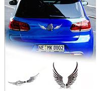 B245 Paire d'autocollants pour voiture Motif ailes d'ange