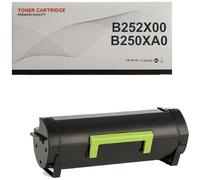 B252X00 / B250XA0 Cartouche de toner noire compatible avec Lexmark B2546 B2650 MB2546 MB2650