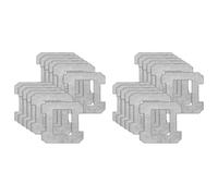 B25B - Lot De 24 Chiffons De Nettoyage, Compatibles Avec Ecovacs, Compatibles Avec Winbot, W1 Pro/W1/W2 Omni/W2, Robots De Nettoyage De Vitres, Recharges De Nettoyants Réutilisables