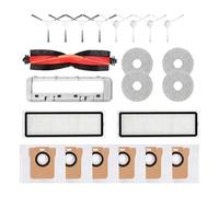 B26B Pour, compatible avec l'aspirateur robot Xiaomi X20+ / X20 Plus : pièces de rechange, brosse principale, filtre HEPA, lingette de nettoyage, sac à poussière et accessoires
