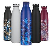 B2DO Bouteille d'eau Isotherme 750ml Bleu marine | Gourde métallique réutilisable acier inoxydable à double paroi sous vide| Gourde isotherme de sport anti-fuite| Idée cadeau original femmes et hommes