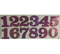 B2SEE Autocollantes/Stickers Chiffres Rose Autocollantes muraux adesives Office Organizer a Coller