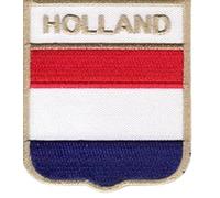 B2SEE Ecusson Patch thermocollant Drapeau Hollande 8 x 6.5 cm
