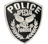 B2SEE Ecusson Police Ecusson thermocollant Patch thermocollant 8,5 x 7 cm
