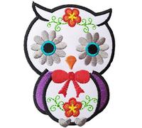 B2SEE Ecusson thermocollant Patch thermocollant Hibou 8 x 6 cm