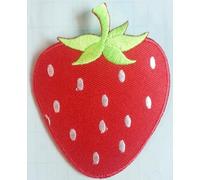 B2SEE Ecusson thermocollant Patch thermocollant la Fraise 7 cm