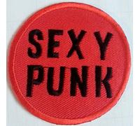 B2SEE Ecusson thermocollant Patch thermocollant Sexy Punk 7 cm