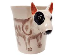 B2SEE Mug-chien-terrier-tasse-3d-ceramique-bull-terrier-animaux-vaisselle-fait main enfant femme garcon fille de LTD