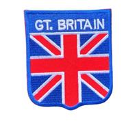 B2SEE Patch Ecusson Angleterre Anglais ecusson Drapeau thermocollant 7 x 6 cm