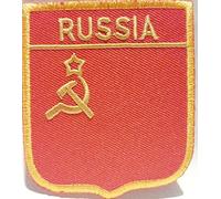 B2SEE Patch Ecusson Drapeau Russe ecusson Drapeau thermocollant 7 x 6 cm