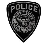 B2SEE Patch Écusson Motif Police défense Applique brodé-rie thermocollant