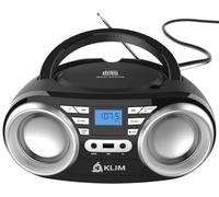 B3 Lecteur CD Boombox Portable - Radio FM Bluetooth USB - Haut Parleur | Piles Rechargeables Longue Durée Incluses, Compact Léger, 5 Modes d'Égalisation Sonore