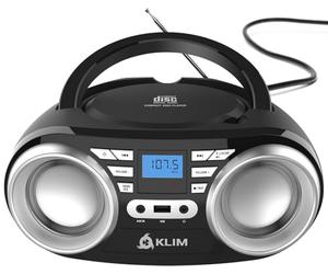B3 Lecteur CD Boombox Portable - Radio FM Bluetooth USB - Haut Parleur | Piles Rechargeables Longue Durée Incluses, Compact Léger, 5 Modes d'Égalisation Sonore