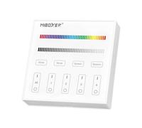 B3 Panneau 4 Zones RVB alimenté par Piles Installation Gratuite sans câblage, Support magnétique