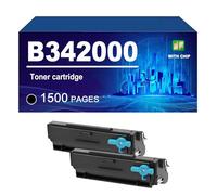 B342000 Cartouche De Toner Compatible pour Lexmark MB3442adw MB3442i B3442dw B3340dw, Toner Noir 1500 Pages,B342000-2 Pack
