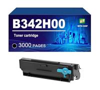 B342H00 Cartouche De Toner Compatible pour Lexmark MB3442adw MB3442i B3442dw B3340dw, Toner Noir 3000 Pages,B342H00-1 Pack