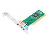B34C Carte son PCI pour PC, interne 5.1 canaux audio avec Dolby Digital Surround, Gameport, support 4 canaux