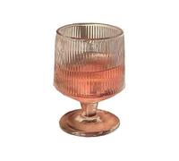 B3F7M4R9J2 Drinkglas Verre à pied court rayures verticales, 8 oz