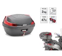 B47NML GIVI Coffre 47LT Avec Catadioptres Rossi Moto Scooter Avec Set Universel