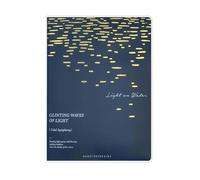 B5 - Bloc-notes japonais simple à manches transparentes - Pour étudiants - Étoiles éparpillées