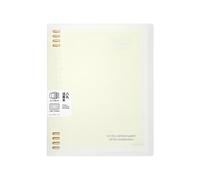 B5 Walking in The Clouds is not Easy. Livre à feuilles mobiles avec simple couleur crème assortie - Jaune