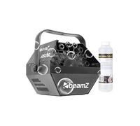 Beamz B500 Machine à Bulles Enfant/Mariage, 250mL de Liquide Concentré (un Litre de Liquide après Dilution), Ventilateur Puissant, Bulles Taille Moyenne, Etrier de Fixation, Faible Consommation