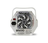 BEAMZ B500LED - Machine à Bulles LED RGB + 1L de Liquide, Faible Consommation d'Énergie, Support de Montage Inclus, LEDs RVB Intégrées