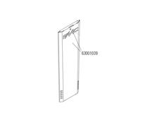 B614 - porte rouge. piece detachee pour coffre de barriere b614 - FAAC 63001039