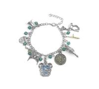 (B67-4)Harry Potter School Of Witchcraft And Wizardry Four Schools Golden Snitch Horcrux Elements Combination Women's Bracelet