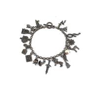 (B68-1)Harry Potter School Of Witchcraft And Wizardry Four Schools Golden Snitch Horcrux Elements Combination Women's Bracelet