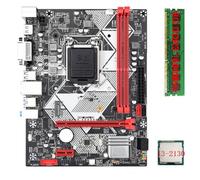 B75-H I3-2130 CPU + 1X8G DDR3 1600MHz RAM LGA 1155 USB 3.0 SATA 3.0 Kit carte mère pour ordinateur