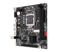 B75 LGA1155 Carte mère Micro ATX, 2 x 8 Go DDR3, PCIe 3.0, NVME M.2, SATA3.0 6 Go, compatible VGA HDMI, 10 Mbps LAN) pour Core i3 i5 i7 pour série E3/V2