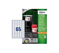 [B7651-50-10] Avery Lot de 10 Boîtes 3250 étiquettes ultra-résistantes en pol...