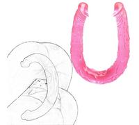B9-18.11 Inch Double Head Silicone Product Ğodemiċhés Enorme Ğodémiċhet Realisté Đilđo Homme Ğodé big horse Homme Et Femme Péńis Ańalé Śêẍtoýs pour Couples Vibromaşşéur veńtőuşe ċeiŋture Ğay