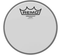 Remo Ambassador BA-0106-00 Peau de batterie blanche rugueuse avec revêtement 6"