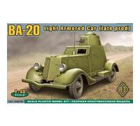 Ba-20 Light Armored Car,late Prod. - 1:48e - Ace G