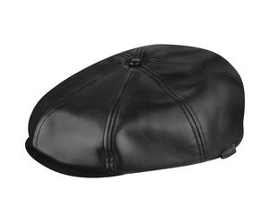 BÃ©ret faux cuir Kangol Noir S