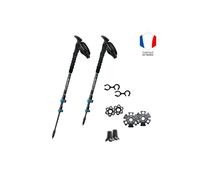 Guidetti B Light Saphir Carbone MK2 Bâtons de marche B Light Saphir Carbone MK2 TU Noir