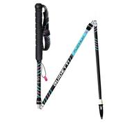 BÃ¢tons de trail GUIDETTI Platinium Aero Pulse (turquoise/noir) 120 CM