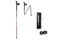 BÃ¢tons de trail GUIDETTI Silver NÃ©o (Noir/Rouge) 115