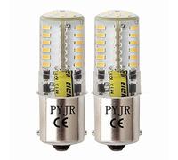 Ba15s 1156 1141 Ampoule 12v 5 Watt LED Baïonnette unique Contact, Blanc chaud 3000K 350lm, Pour l’éclairage intérieur RV caravane bateau, etc. (Lot de 2)