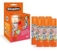 Ba21adx6 Boîte De 6 Bâtons De Colle Transparente""Cléostick"" Adhésive En 21 G