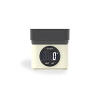 Terraillon Balance de cuisine électronique BA22 Mythique – Design rétro, Grand écran LCD, Crème
